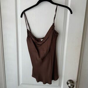 Aritzia Cowl Neck Silky Top